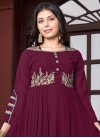 Embroidered Work  Readymade Designer Gown - 1