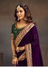 Vichitra Silk Traditional Designer Saree - 2