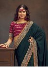 Vichitra Silk Designer Contemporary Saree - 3
