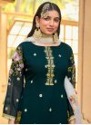 Embroidered Work Pant Style Classic Salwar Suit For Ceremonial - 1