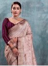 Woven Work Tussar Silk Designer Contemporary Style Saree - 1