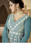 Faux Georgette Embroidered Work Long Length Anarkali Salwar Suit - 1