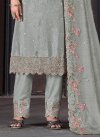 Embroidered Work Designer Straight Salwar Suit - 4