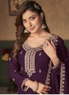 Faux Georgette Palazzo Style Pakistani Salwar Suit For Ceremonial - 2