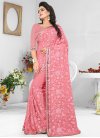 Embroidered Work Pure Georgette Traditional Saree - 1
