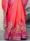Tussar Silk Embroidered Work Contemporary Saree For Festival - 2