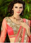 Magnetize Beads And Stone Work Wedding Saree - 1