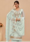 Georgette Palazzo Style Pakistani Salwar Suit For Ceremonial - 2