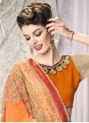 Honourable Faux Georgette Beads Work Traditional Designer Saree For Festival - 1