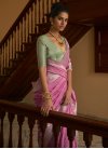 Woven Work Banarasi Silk Trendy Classic Saree - 1
