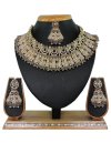 Enchanting Diamond Work Gold Rodium Polish Jewellery Set For Ceremonial - 1