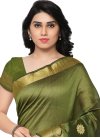 Phenomenal Resham Work Banarasi Silk Contemporary Saree For Casual - 1
