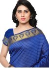 Wonderous Resham Work Banarasi Silk Trendy Classic Saree For Casual - 1