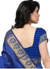 Wonderous Resham Work Banarasi Silk Trendy Classic Saree For Casual - 2