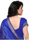 Resham Work Banarasi Silk Trendy Classic Saree For Casual - 2