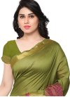 Desirable Resham Work Banarasi Silk Contemporary Saree For Casual - 1