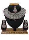 Especial  Gold Rodium Polish Diamond Work Jewellery Set For Ceremonial - 1