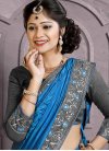 Embroidered Work Net Trendy Saree For Ceremonial - 1