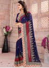 Faux Georgette Designer Contemporary Style Saree For Ceremonial - 1