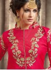 Spellbinding Embroidered Work Palazzo Straight Salwar Kameez For Ceremonial - 1