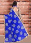 Faux Georgette Traditional Saree For Festival - 2
