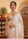 Sequins Work Satin Silk Designer Contemporary Saree - 1
