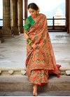 Banarasi Silk Embroidered Work Designer Traditional Saree - 1