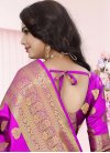 Astonishing Banarasi Silk Trendy Classic Saree For Ceremonial - 2