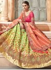 Mint Green and Rose Pink Designer Classic Lehenga Choli For Bridal - 1