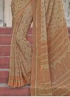 Beige and Brown Traditional Designer Saree - 2