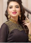 Beauteous Faux Georgette Asymmetrical Anarkali Salwar Kameez For Festival - 2