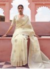 Woven Work Designer Traditional Saree For Ceremonial - 2