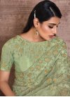 Embroidered Work Designer Contemporary Saree For Bridal - 1