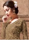 Ravishing Banarasi Silk Beige and Brown Pant Style Designer Salwar Suit For Ceremonial - 1