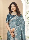 Embroidered Work Traditional Designer Saree For Festival - 2