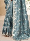 Embroidered Work Traditional Designer Saree For Festival - 3