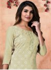 Chanderi Cotton Pant Style Designer Salwar Kameez - 1
