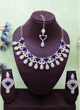 Stone Work Necklace Set For Festival