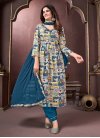 Digital Print Work Reyon Readymade Designer Salwar Suit - 2