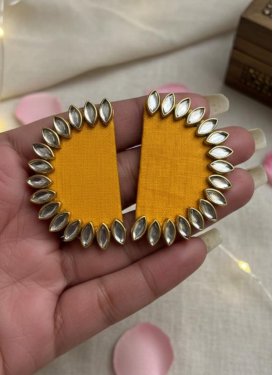 Stone Work Alloy Earrings For Festival