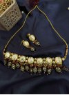 Graceful Gold Rodium Polish Necklace Set For Festival - 1