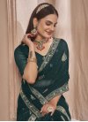 Embroidered Work Georgette Trendy Classic Saree - 2