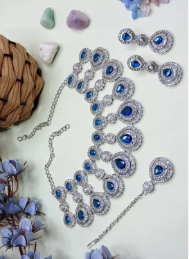 Alloy Beads Work Necklace Set