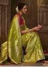 Dola Silk Woven Work Trendy Classic Saree - 2