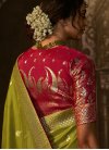 Dola Silk Woven Work Trendy Classic Saree - 1