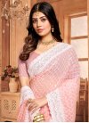 Georgette Embroidered Work Trendy Classic Saree - 1