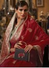 Tussar Silk Designer Contemporary Style Saree For Ceremonial - 1
