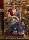 Tussar Silk Traditional Designer Saree - 1