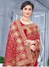 Vichitra Silk Trendy Classic Saree For Festival - 1