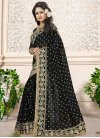 Delightful Georgette Beads Work Traditional Saree - 2